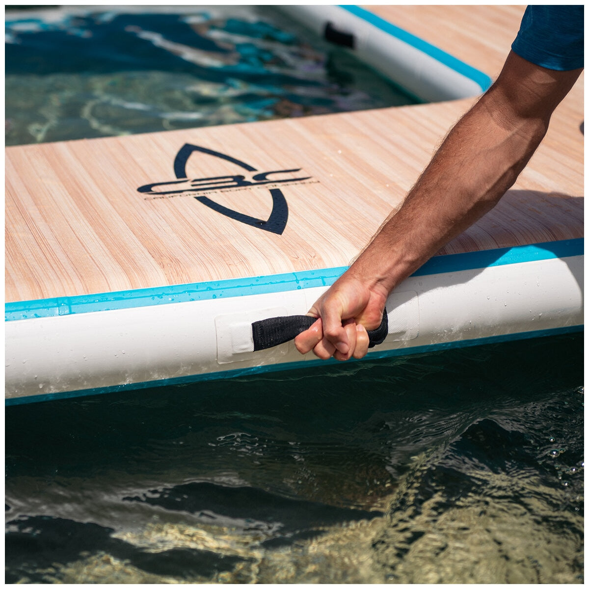 California Boat Company Inflatable Water Lounge 3.5M x 3.5M x 15.2cm