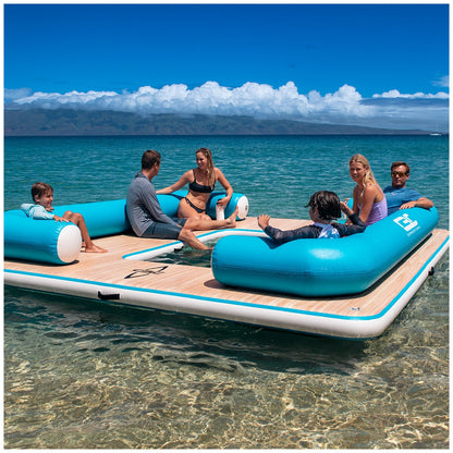 California Boat Company Inflatable Water Lounge 3.5M x 3.5M x 15.2cm