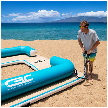 California Boat Company Inflatable Water Lounge 3.5M x 3.5M x 15.2cm