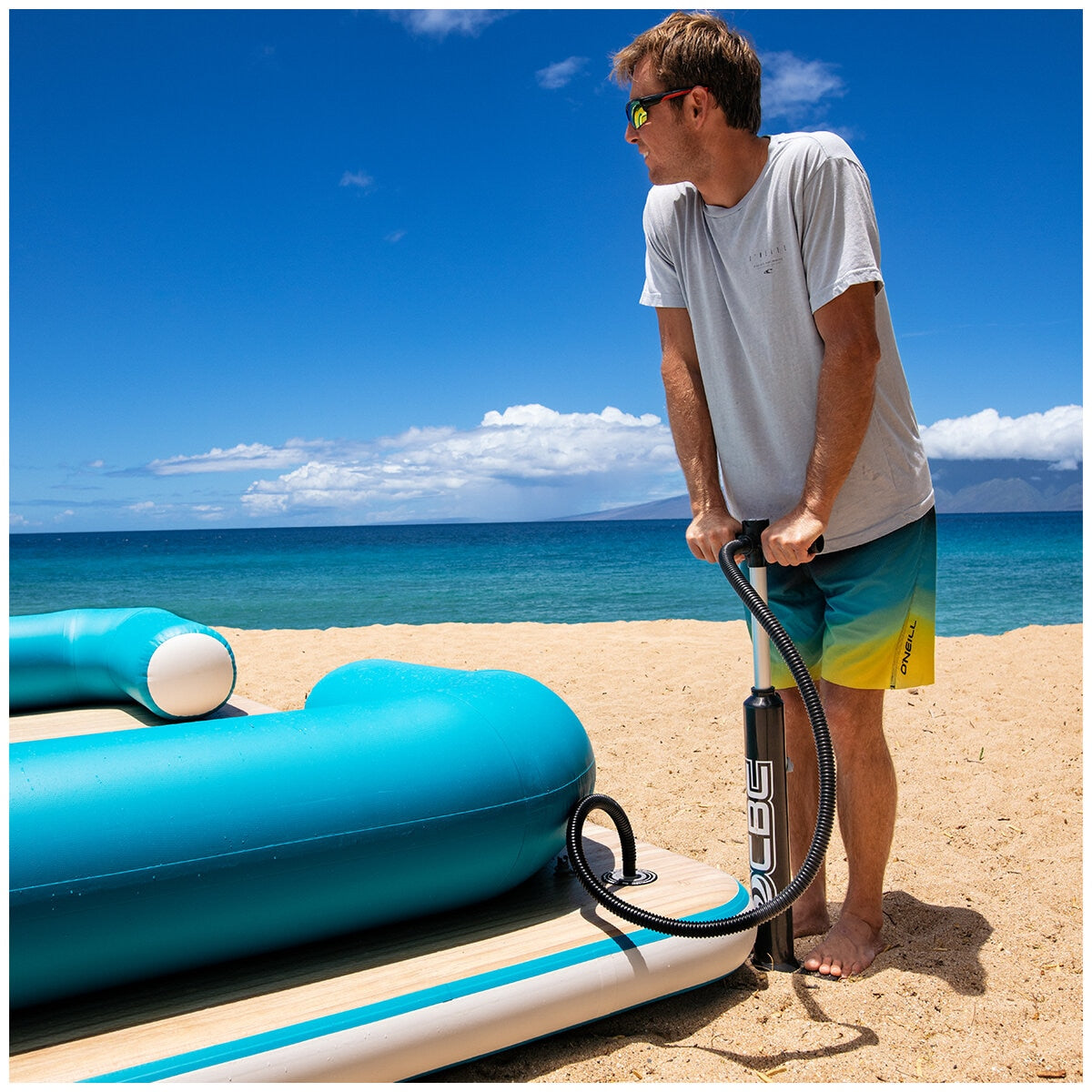 California Boat Company Inflatable Water Lounge 3.5M x 3.5M x 15.2cm