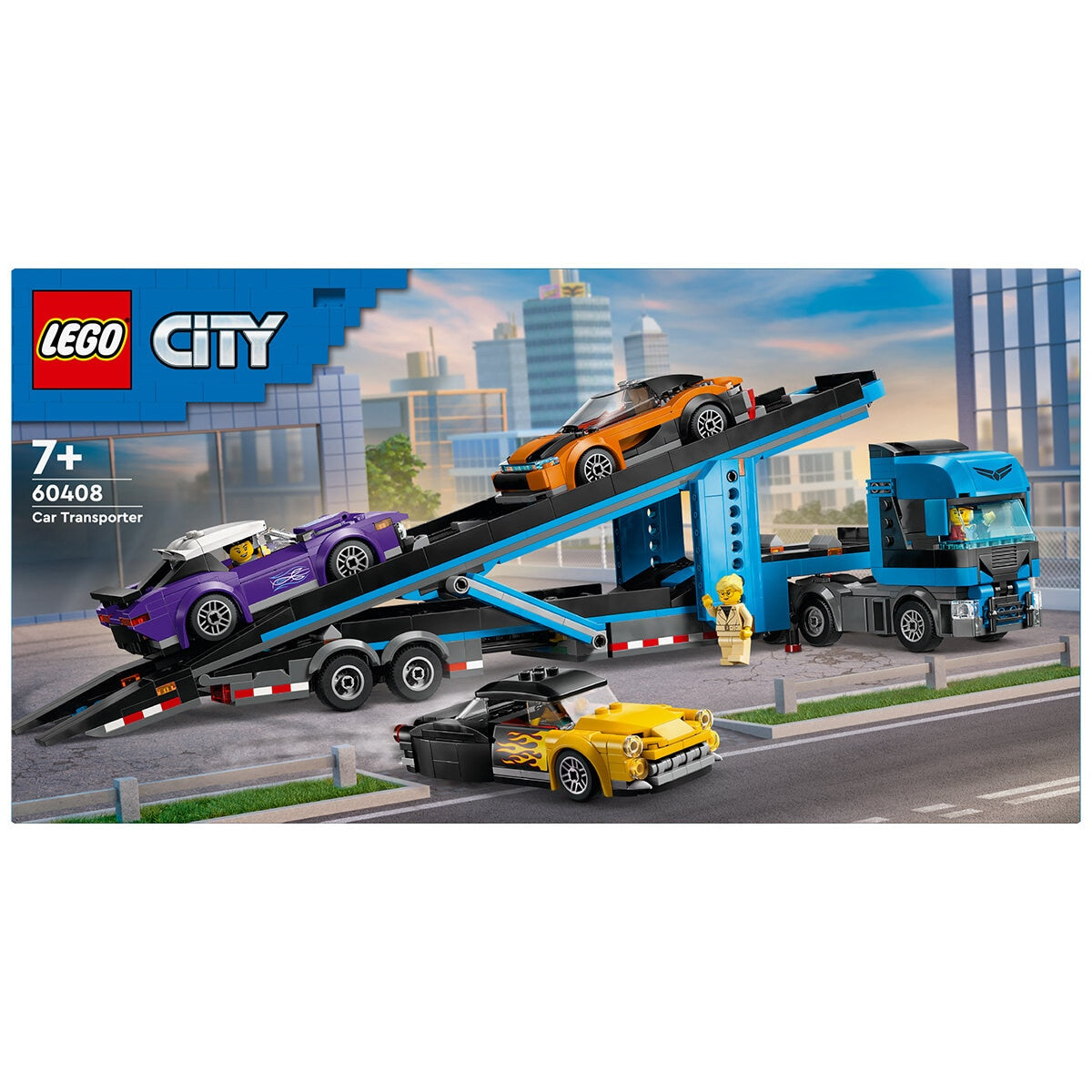 LEGO City Car Transporter Truck With Sports Cars 60408 - SuperSaverAU - view 2