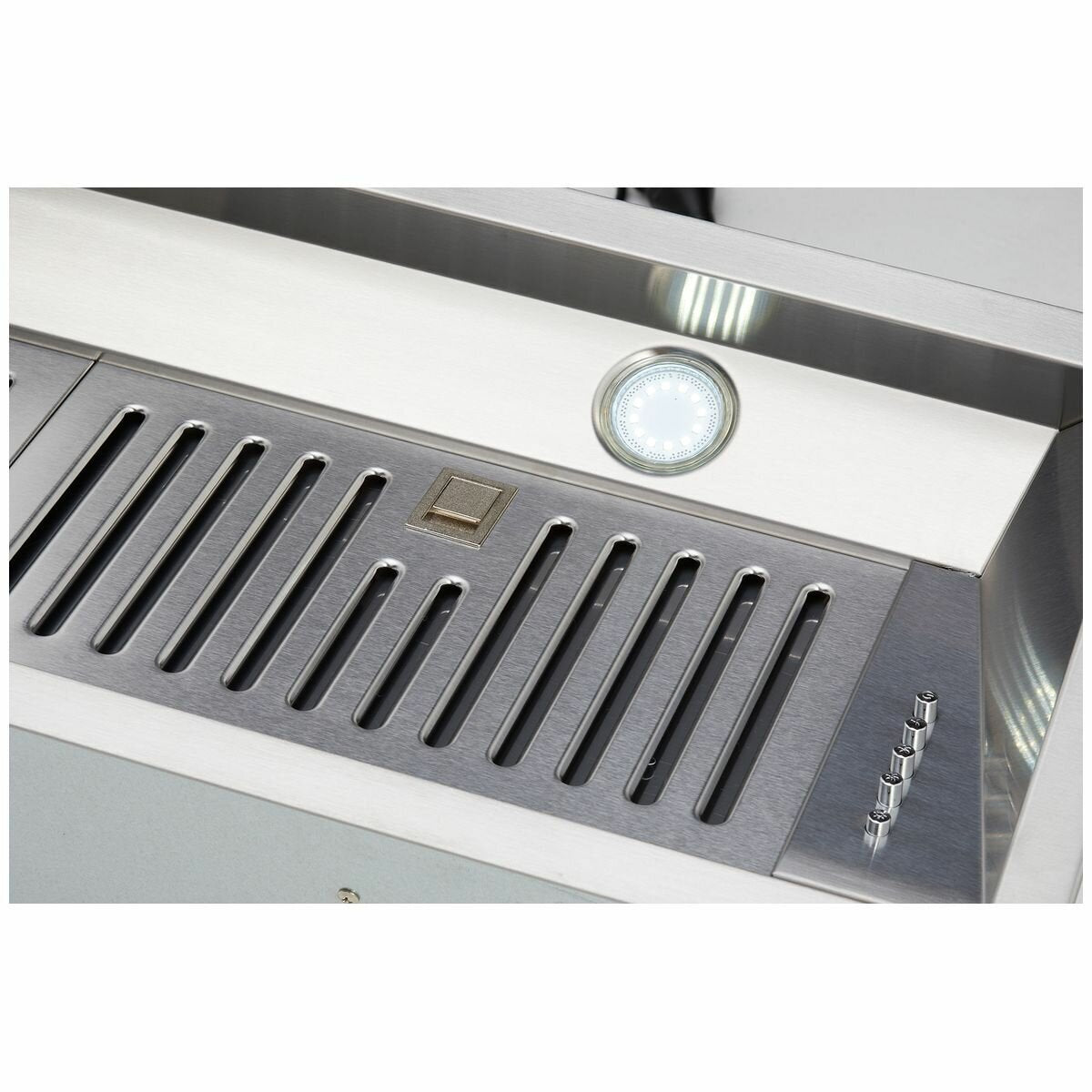 Schweigen 90cm Stainless Steel Undermount Rangehood - Push Button Controls, 1080m³/h - WINU-9