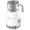 Smeg 50's Style Retro Milk Frother - White, 6 Pre-Set Programs, Induction Heating - MFF11WHAU