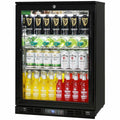 Rhino 129L Bar Fridge - Black, Left Hinge, Energy Star 10, Lockable Door - SG1L-B
