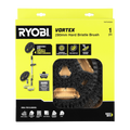 Ryobi 280mm Hard Bristle Power Scrubber Brush - Heavy-Duty Cleaning Tool - SuperSaverAU - view 2