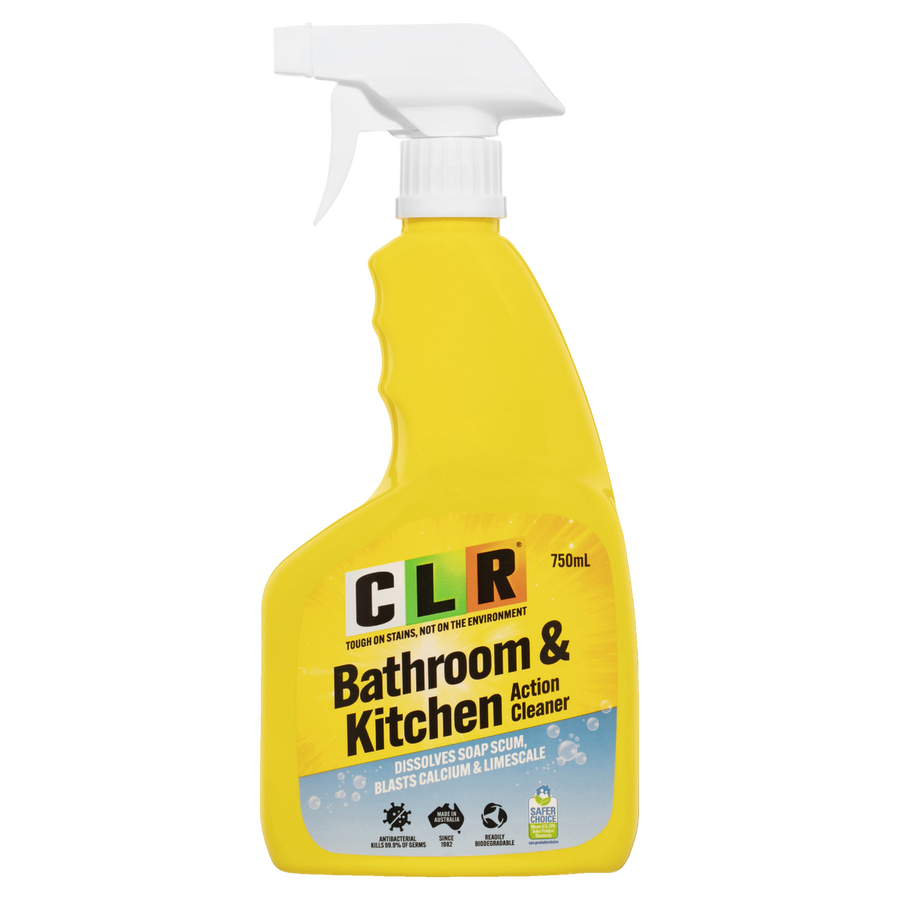 CLR Bathroom and Kitchen Cleaner - 750ml Liquid - Antibacterial - Non-Toxic - SuperSaverAU - view 1
