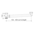 Caroma Double Bowl Connector - 50mm - White - Plastic - Watermark Approved - SuperSaverAU - view 2