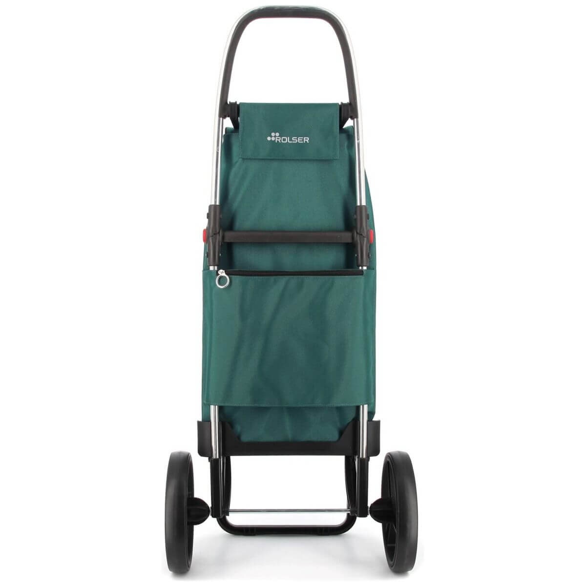Rolser I-Max Urban Big Wheel Folding Trolley - Hook, 25kg Recommended Load, Green - R-IMX505-1076