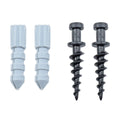 Everhang 30kg Heavy Duty Picture Hanging Screw Set 2 Pack - Black - 8mm x 40mm - SuperSaverAU - view 1