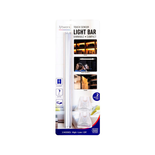 Lytworx Dimmable Touch Sensor Light Bar - 44 SMD Bulbs - 10mm x 300mm - White