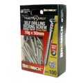 Bremick Ultrafast Stainless Steel 316 T20 Truss Head Screws 100 Pack - 10g x 50mm - Smooth Installation - SuperSaverAU - view 1