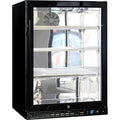 Schmick 164L Under Bench Heated Glass Door Bar Fridge - Matte Black, Lockable, 7 Star - SK156R-B-HD