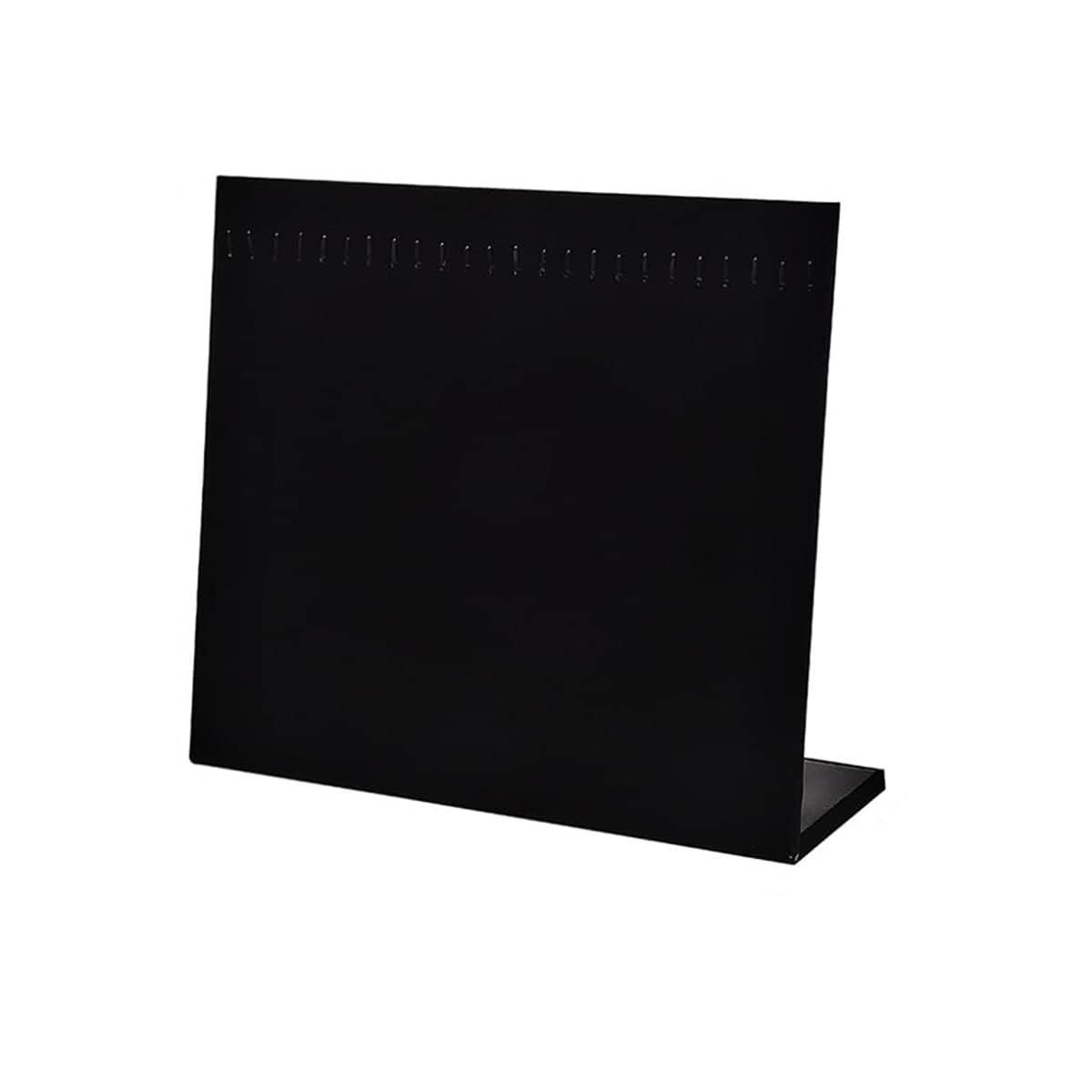24 Hook Necklace Display Stand, Black Velvet Wooden Jewellery Organiser - view 2