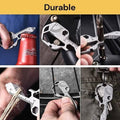 24-In-1 Key Shaped Multi-Tool with Bottle Opener and Ruler - Black - view 5