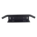 24 Inch (61 cm) Bull Bar Front Number Plate Mount Bracket with LED Light Holder, Black - view 2