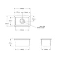 Turner Hastings Cuisine 30 single bowl fine fireclay sink - 17L, top mount or undermount, white gloss - CU30FS
