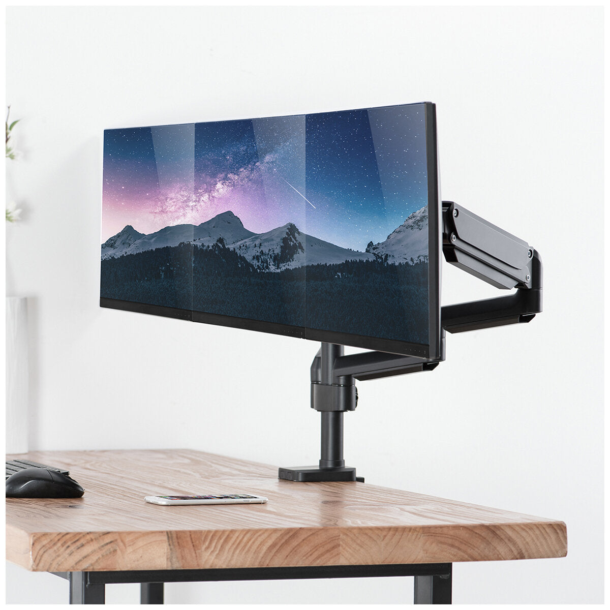 Activiva ErgoLife Triple Monitor Screen Gas Spring Monitor Arm ACA-MMA-TGC01K - SuperSaverAU - view 4