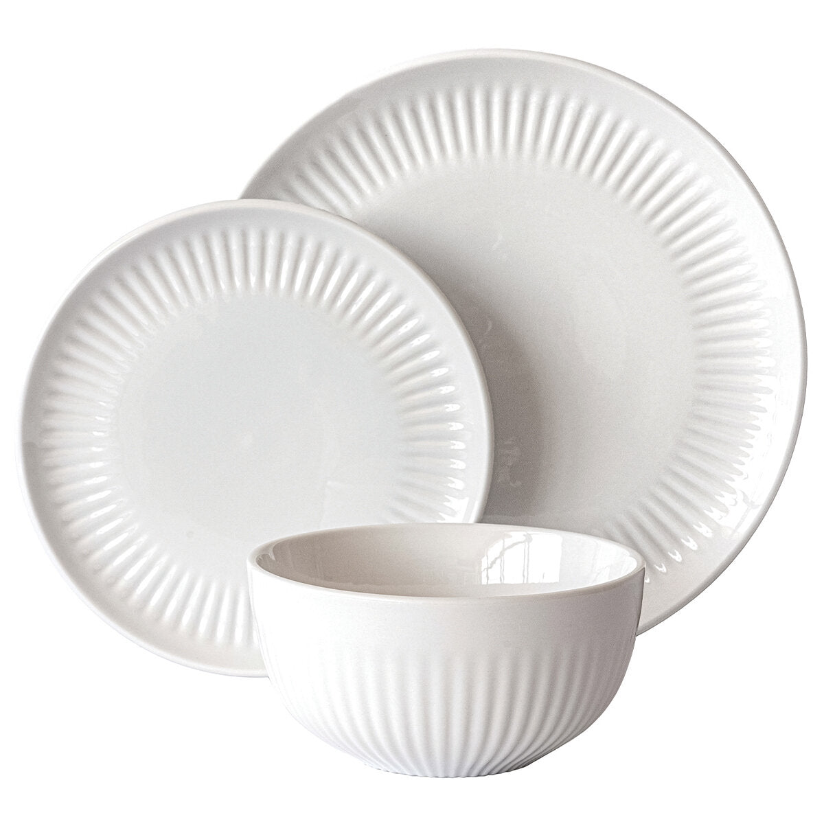 overandback Porcelain Dinnerware Set 12 Piece