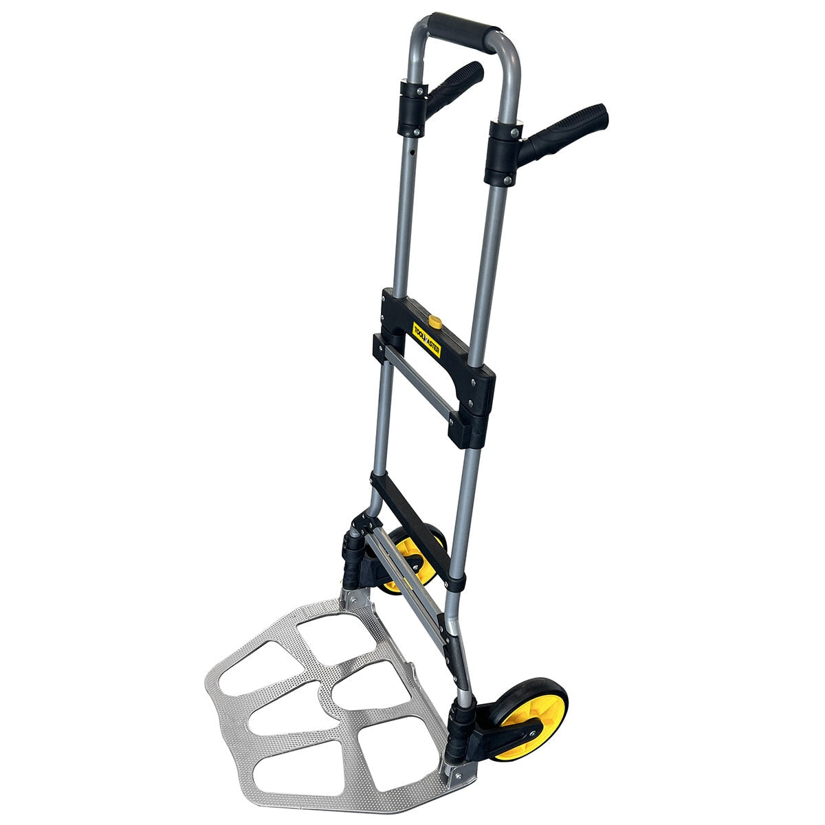 Toolmaster Hand Truck Trolley – Heavy-Duty Folding Dolly Cart with Pneumatic Wheels for Easy Transport