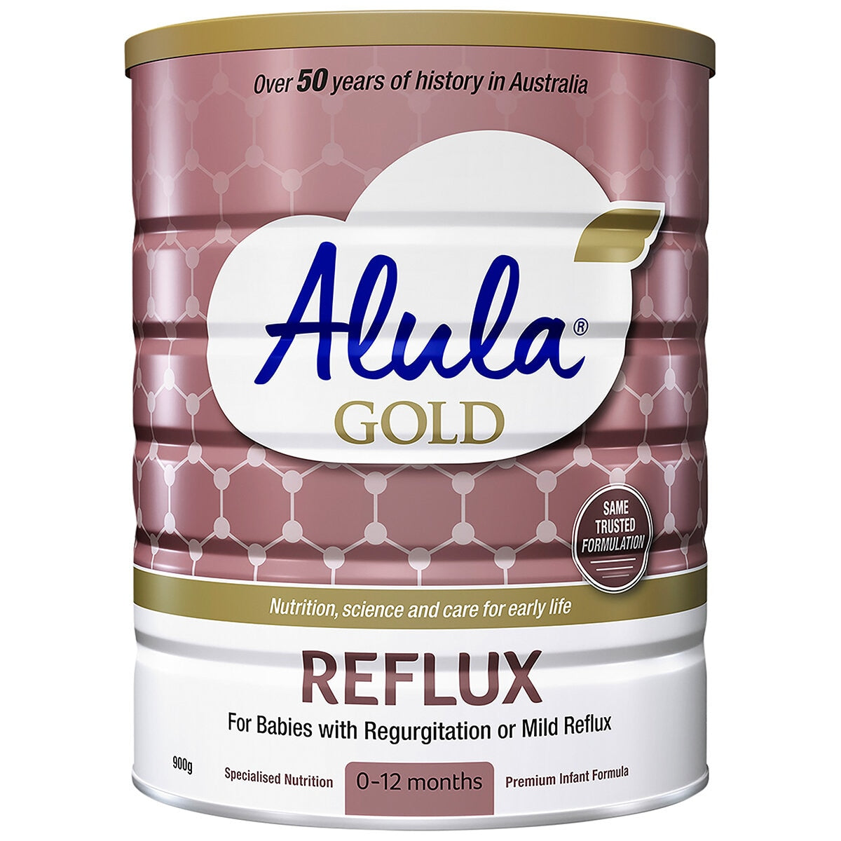 Alula Gold Reflux 0-12 Months 3 x 900g Baby Formula