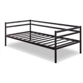 Zinus Metal Daybed Frame - Black Steel Finish, 2-in-1 Seat and Single Bed - AU-MRDB-39