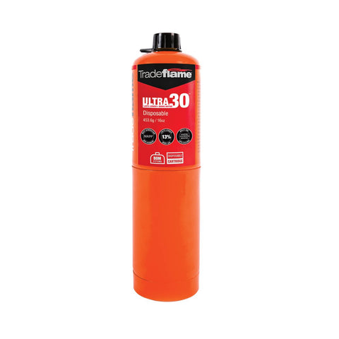 Tradeflame Ultra30 Disposable Performance Gas Canister - 300g - Green - Compact and Lightweight - SuperSaverAU - view 1