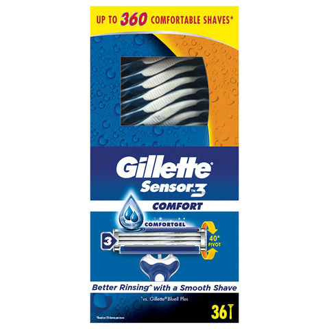 Gillette Sensor3 Disposable 36 Pack - SuperSaverAU - view 2