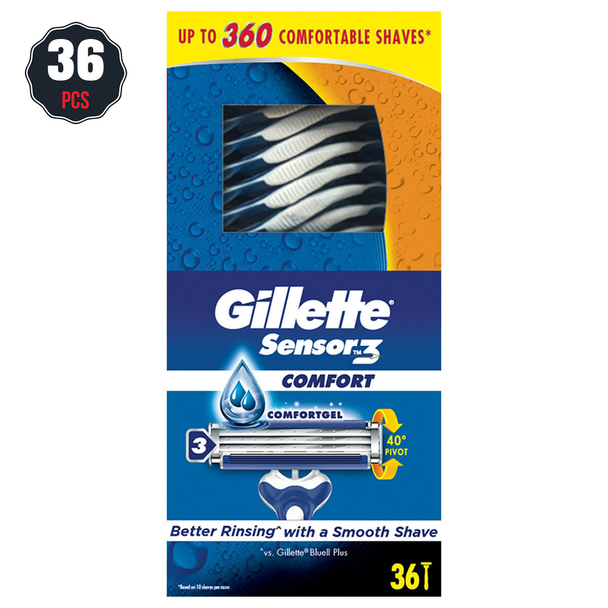 Gillette Sensor3 Disposable 36 Pack