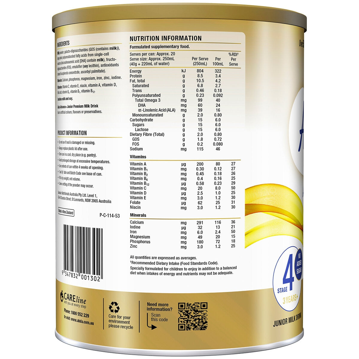 Alula Advance+ Stage 4 3 x 800g - SuperSaverAU - view 3