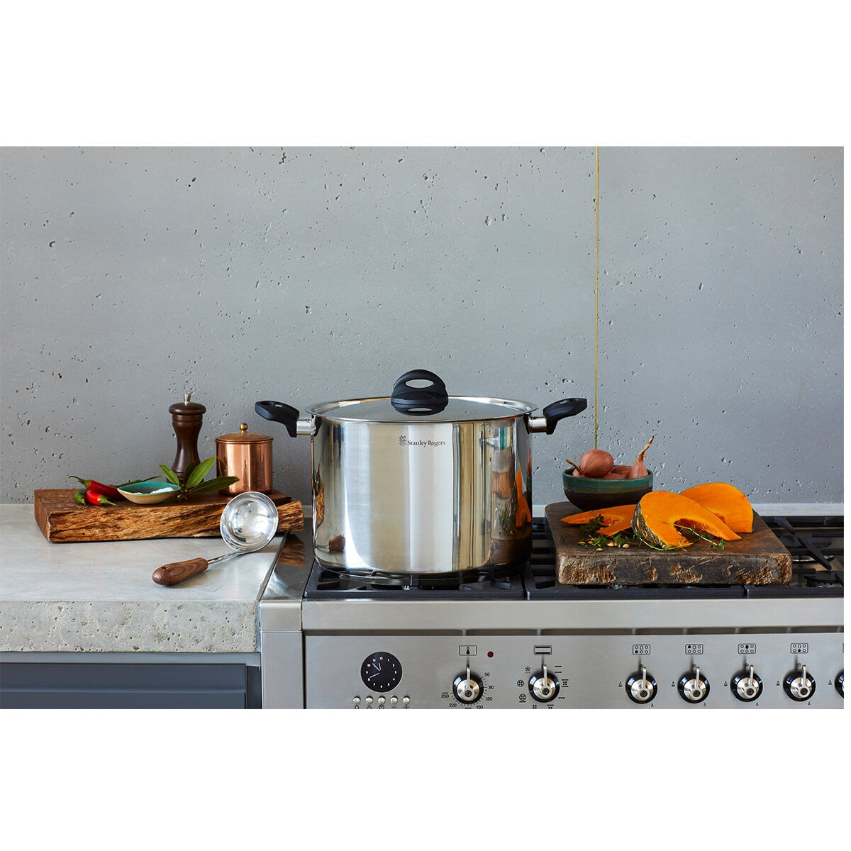 Stanley Rogers Stockpot 8L 24cm - SuperSaverAU - view 4
