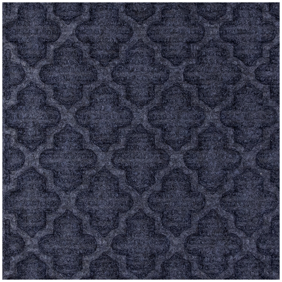 STEPGUARD Door Mat 61cm x 91cm Charcoal Cobalt  Blue