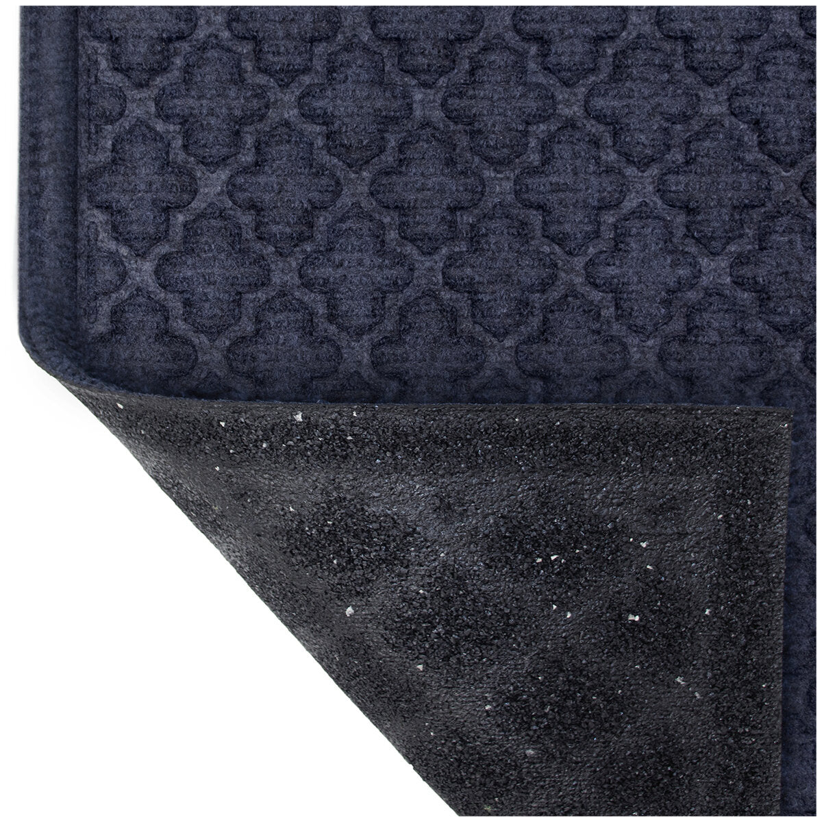 STEPGUARD Door Mat 61cm x 91cm Charcoal Cobalt  Blue