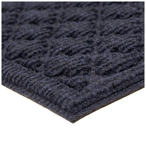 STEPGUARD Door Mat 61cm x 91cm Charcoal Cobalt  Blue - SuperSaverAU - view 2