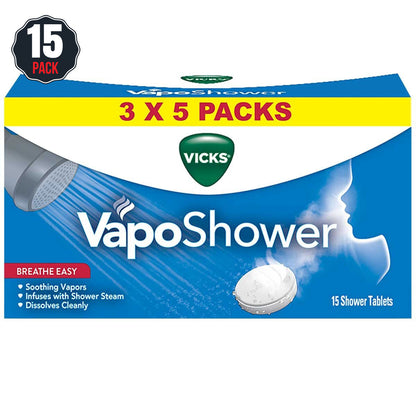 Vicks VapoShower 3 x 5 Pack