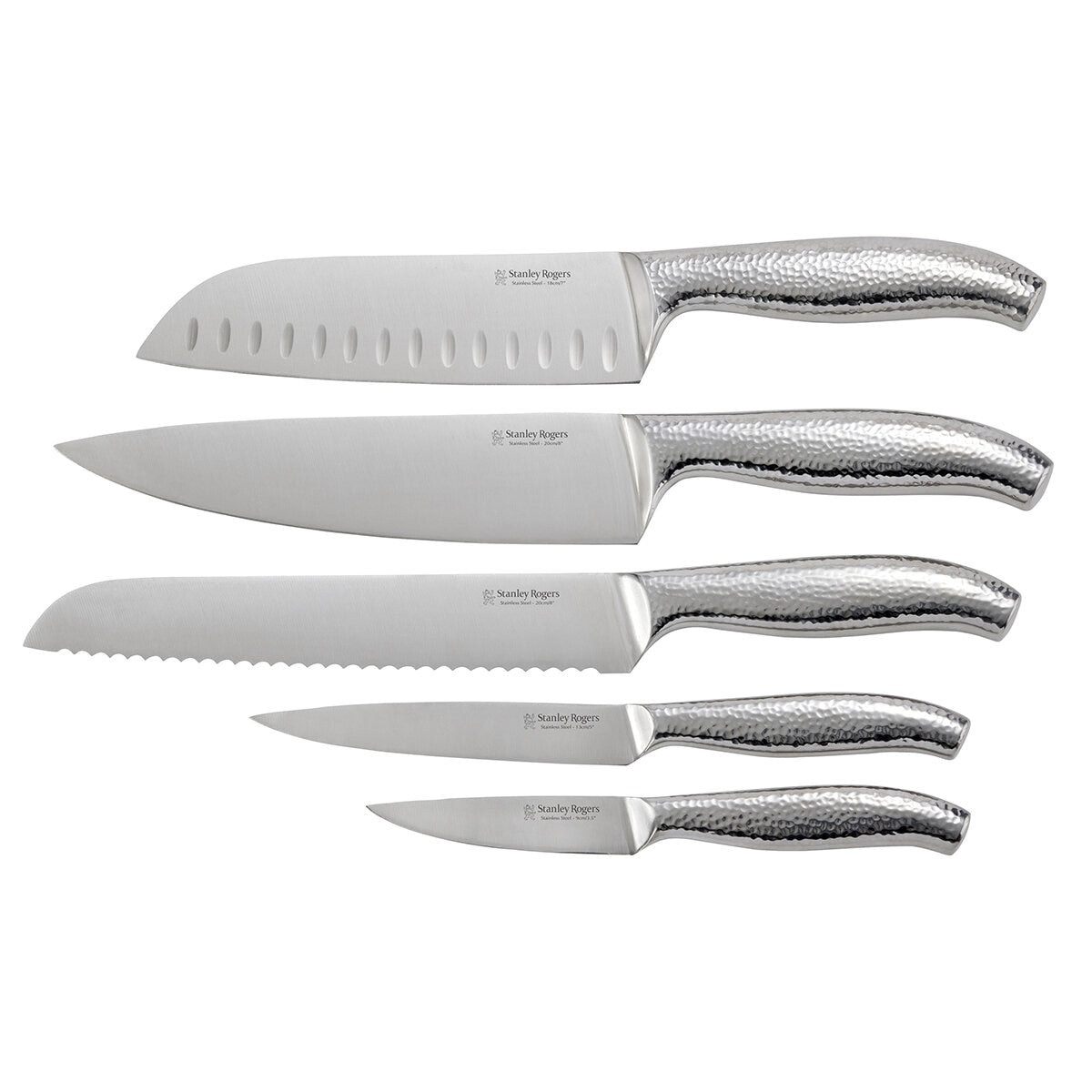 Stanley Rogers Domed Oval Knife Block 6 Piece