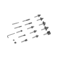 Ryobi 15 Piece Mixed Router Bit Set RRBM15S - ¼” Shank - Carbide Blades - Storage Case - SuperSaverAU - view 3