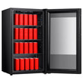 Hisense 91L Beverage Centre - Black Glass, Total NoFrost, Reversible Door, 2 Star Rating - HRBC113