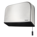 Goldair Stainless Steel Ceramic Pull Cord Bathroom Heater - 2000W/1000W - Silver - Wall Mountable - SuperSaverAU - view 1