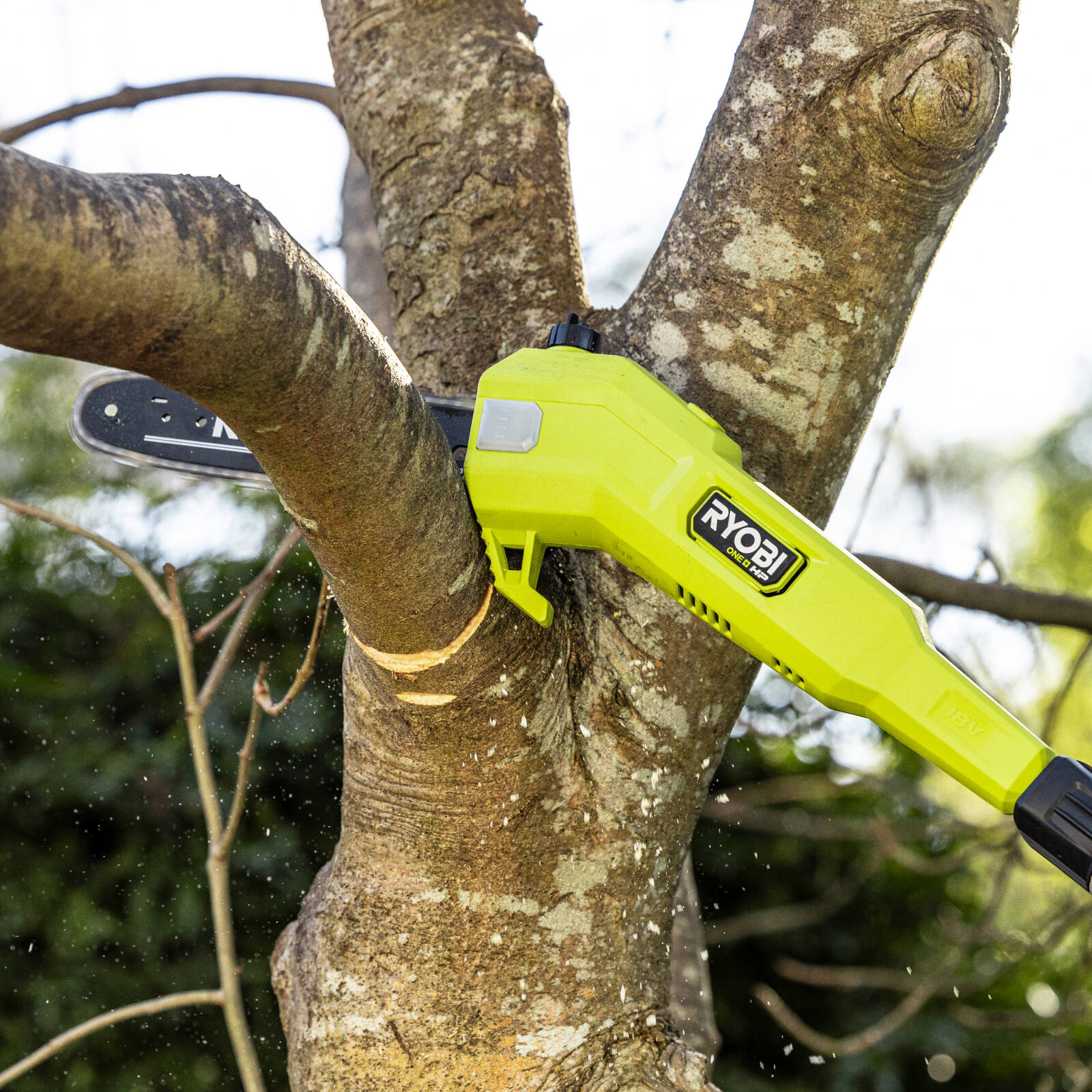 Ryobi 18V ONE+ EZ Reach HP 10" Pole Pruner Attachment, Tool Only