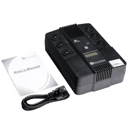 Uptime Systems BT Series 800VA Line Interactive Powerboard Style UPS With LCD BT800-AVR