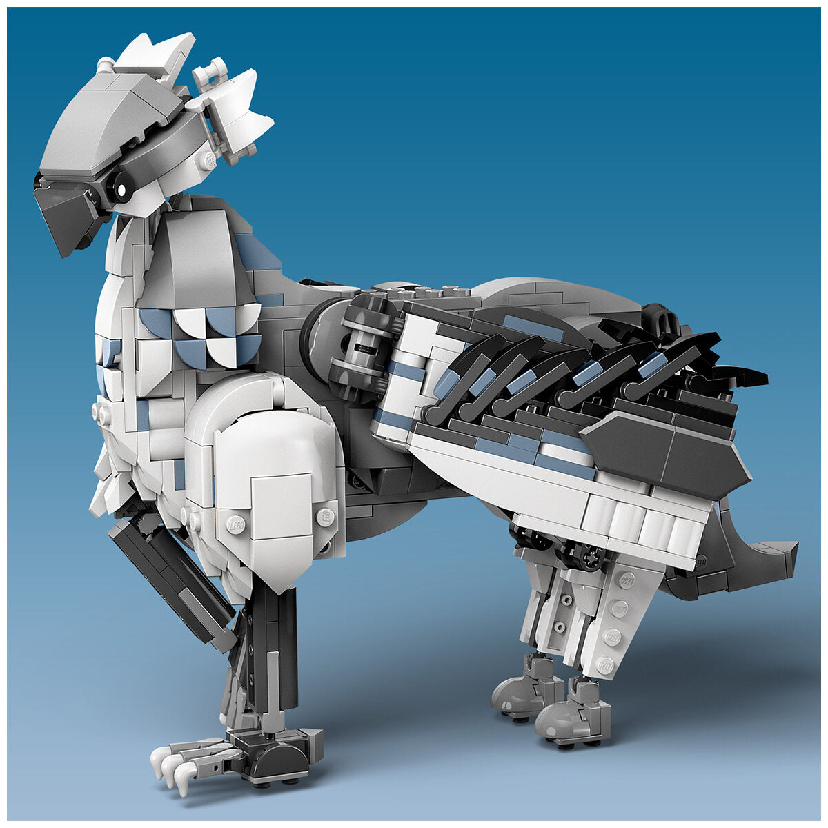 LEGO Harry Potter Buckbeak 76427 Hippogriff Toy with Posable Figure, Hagrid’s Yard, 2 Pumpkins, Bird Figure