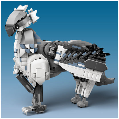 LEGO Harry Potter Buckbeak 76427 Hippogriff Toy with Posable Figure, Hagrid’s Yard, 2 Pumpkins, Bird Figure