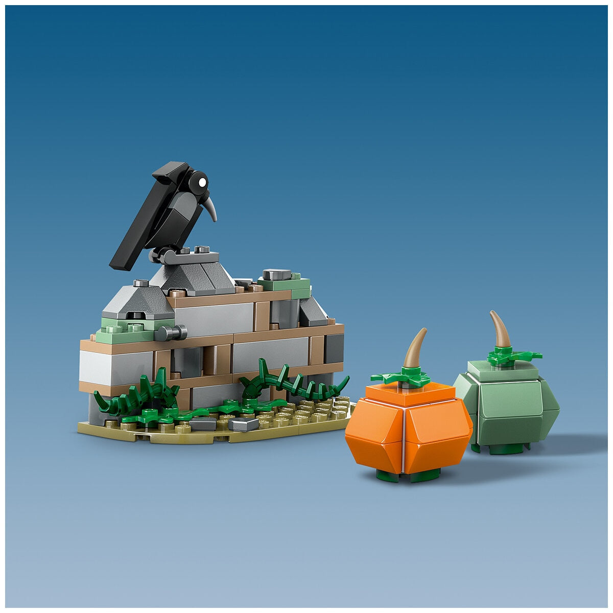 LEGO Harry Potter Buckbeak 76427 Hippogriff Toy with Posable Figure, Hagrid’s Yard, 2 Pumpkins, Bird Figure