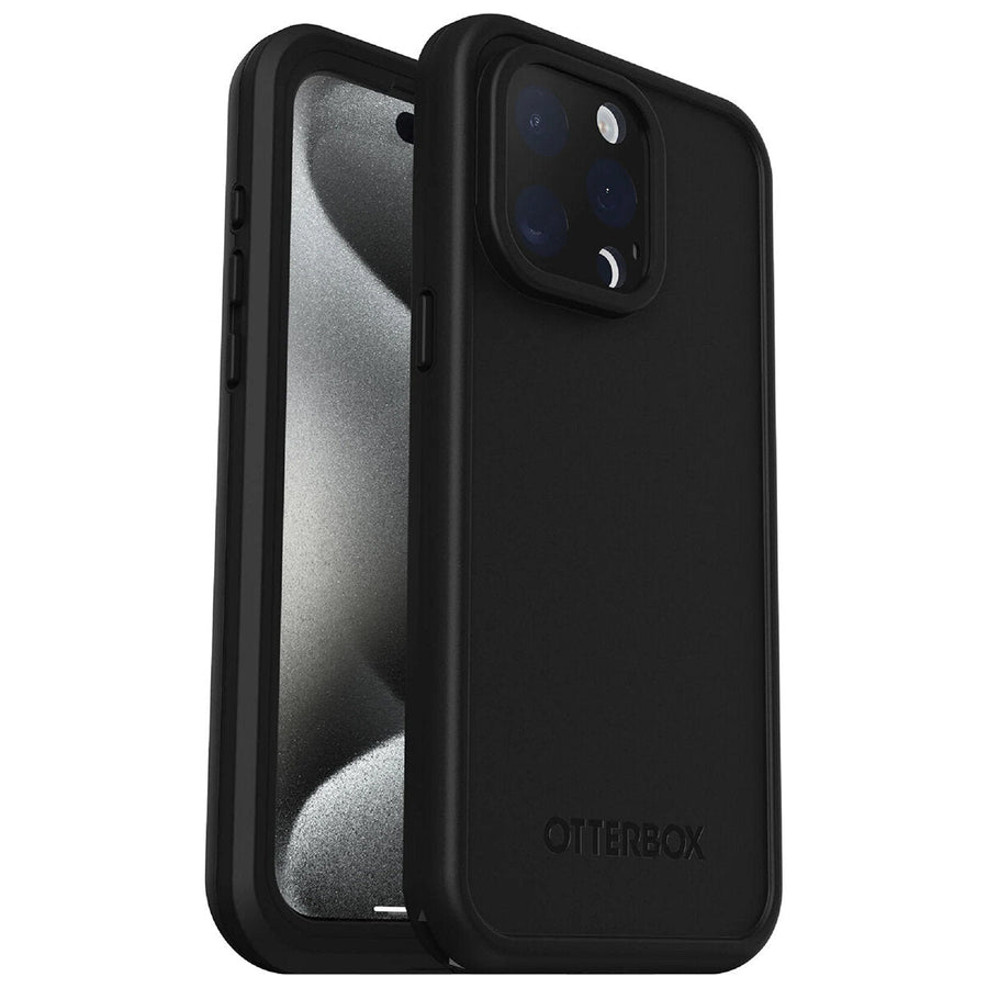OtterBox FRĒ MagSafe Apple iPhone 15 Pro Max Case Black - SuperSaverAU - view 1