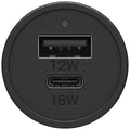 OtterBox 30W Dual Port Premium Car Charger Black - SuperSaverAU - view 2