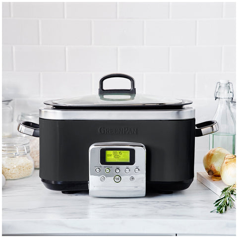 GreenPan Slow Cooker 6L CC005723-003 Black - SuperSaverAU - view 2