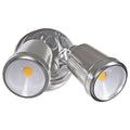 Brilliant Raptor III Twin Flood Light - 20W - 1800 Lumens - Satin Nickel - SuperSaverAU - view 2
