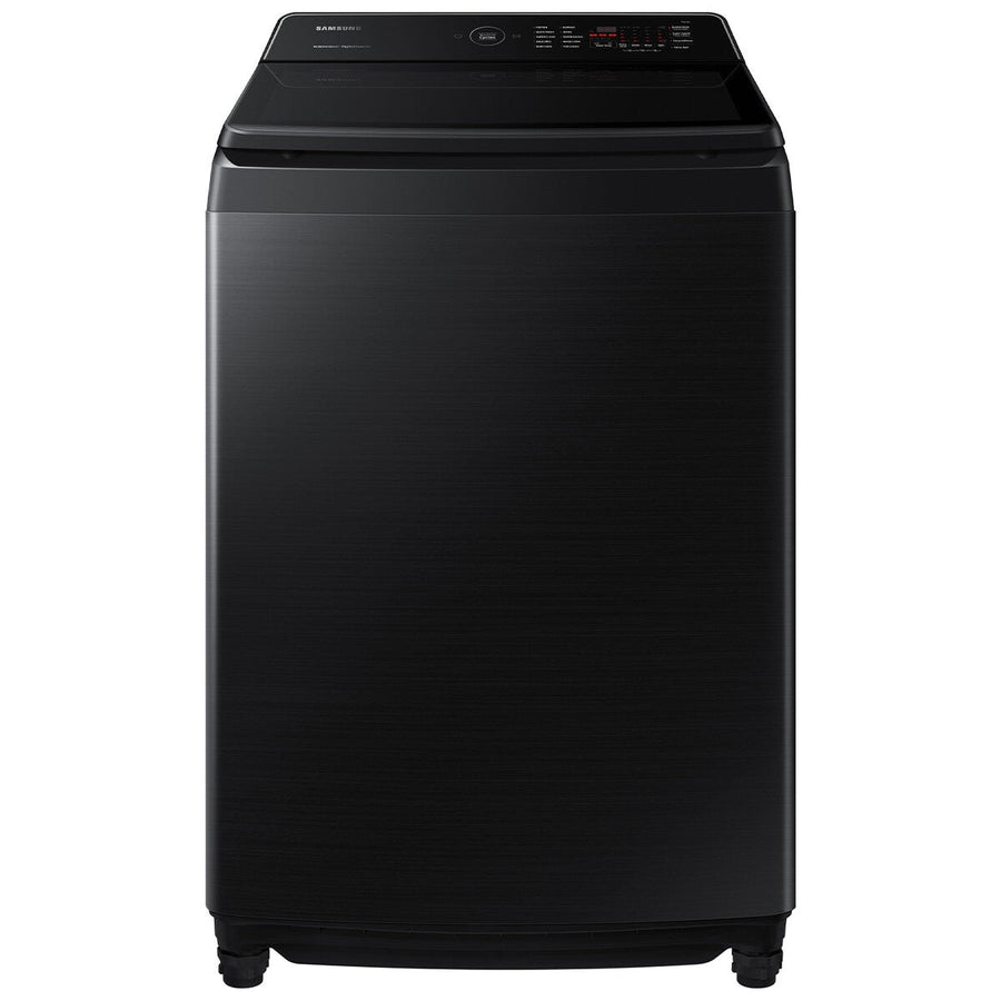 Samsung 9kg Top Load Washing Machine SS Black WA90CG6745BV - SuperSaverAU - view 1