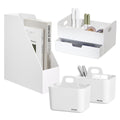 Litem Desk Organiser Set White - SuperSaverAU - view 1