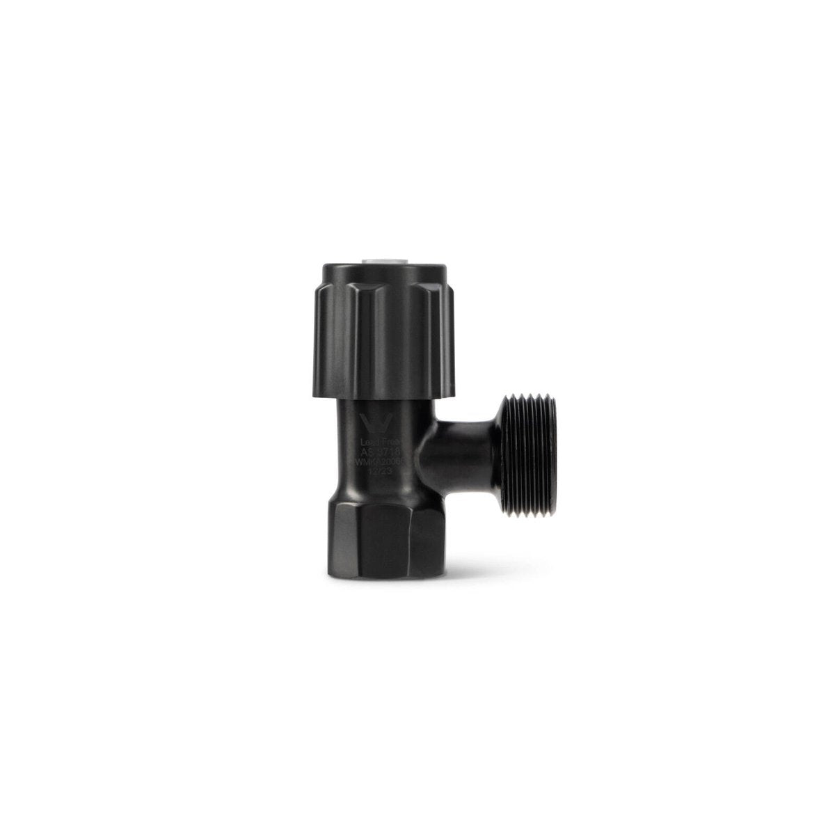 Brasshards Mini Washing Machine Tap 20mm - Matt Black - Lead Free - Compact Design - SuperSaverAU - view 2
